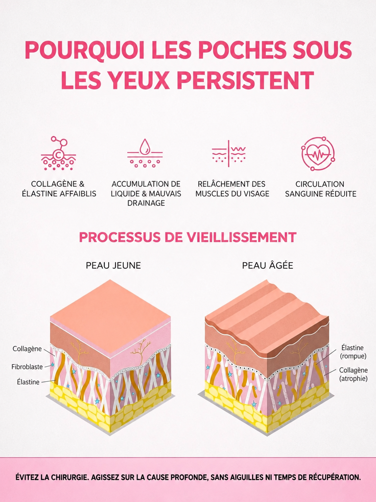 GlowEyes 2-en-1 Lumière rouge + Micro-courant pour atténuer cernes et poches